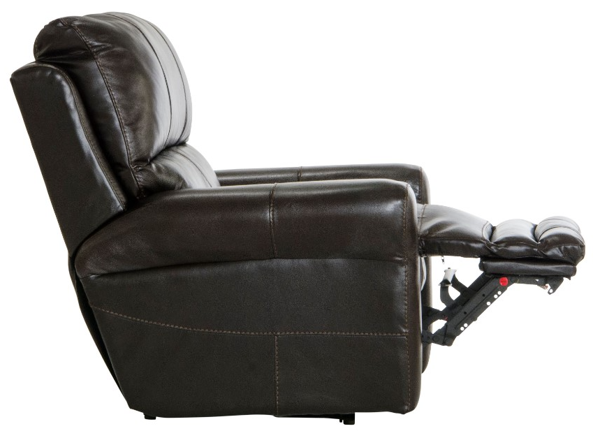 Catnapper® Hoffner Chocolate Power Lay Flat Recliner Swick TV
