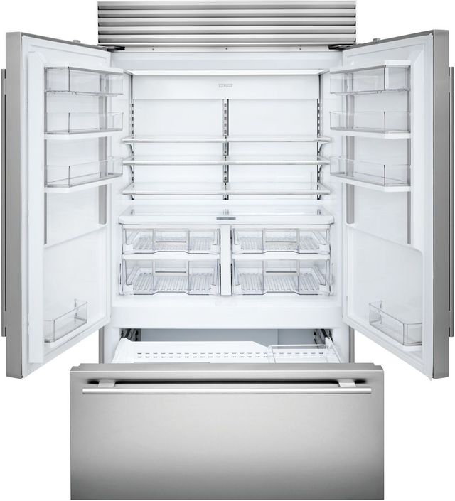 Sub-Zero® Classic Series 48" 28.9 Cu. Ft. Stainless Steel Built-In French Door Refrigerator and Freezer-1