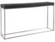 Uttermost® Jase Black Console Table with Brushed Nickel Base-0