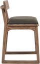International Furniture Direct Balam Brown/Black Bar Stool-2