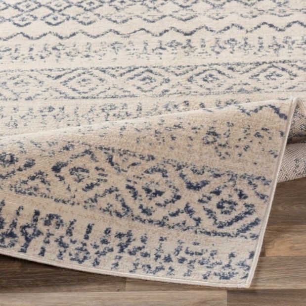 Surya City Light Beige/Blue 4'x6' Area Rug-4