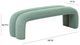 TOV Furniture Leigh Green Channeled Bench-2
