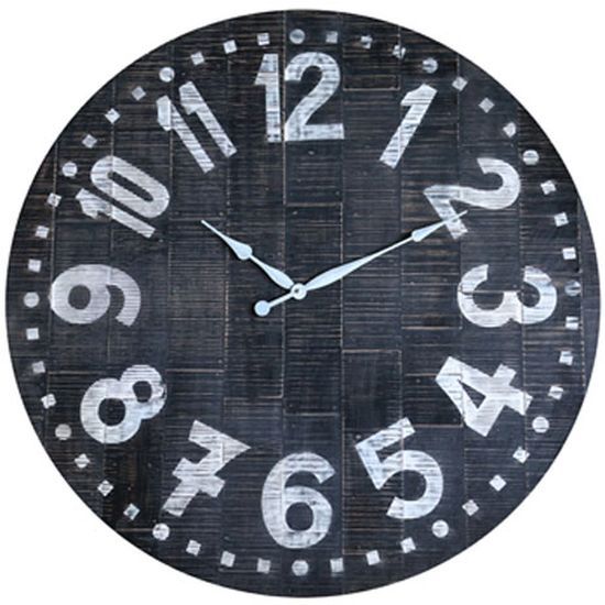 Signature Design by Ashley® Brone Black/White Wall Clock-0