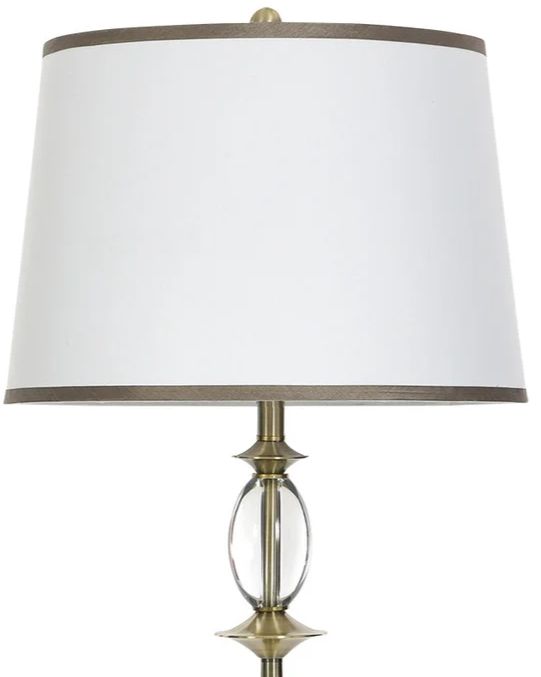 Stylecraft Antique Brass Floor Lamp-1