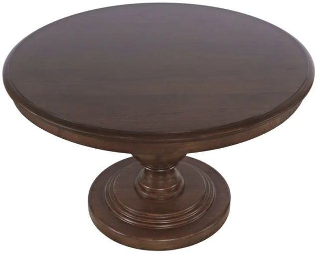 Jofran Inc. Bristol 5-Piece Brown Pedestal Dining Table Set-2