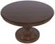 Jofran Inc. Bristol 5-Piece Brown Pedestal Dining Table Set-2