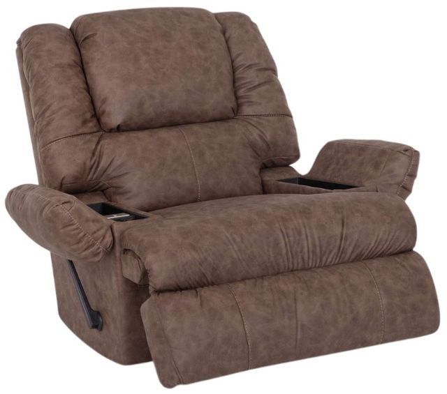 Franklin™ Clayton Easter Mocha Manual Rocker Recliner with Storage Arms-1