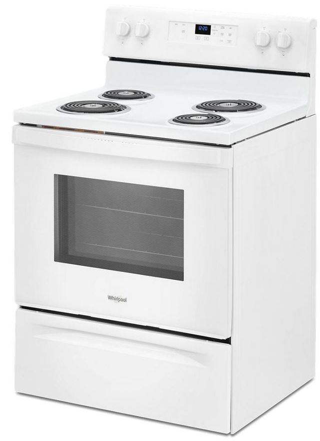 Whirlpool® 30" White Freestanding Electric Range-4