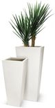 Le Present Betona Classik White 31" Planter-3