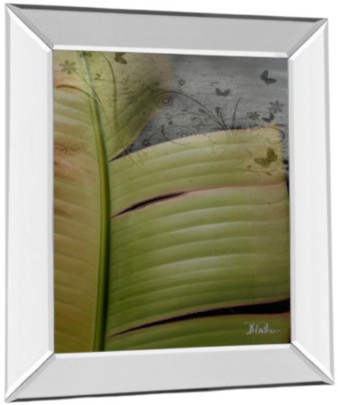 Classy Living Patricia Pinto Butterfly Palm Il Mirror Framed Wall Art-3