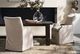 Rowe® Customizable Cece Slipcovered Dining Arm Chair with Caster-1