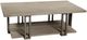 Riverside Furniture Adelyn Crema Gray Rectangular Coffee Table with Gray Base-0