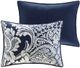 Olliix by Madison Park Vienna 6 Piece Indigo King/California King Printed Duvet Cover Set-2