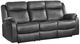 Homelegance® Yerba Gray Double Manual Reclining Sofa-0