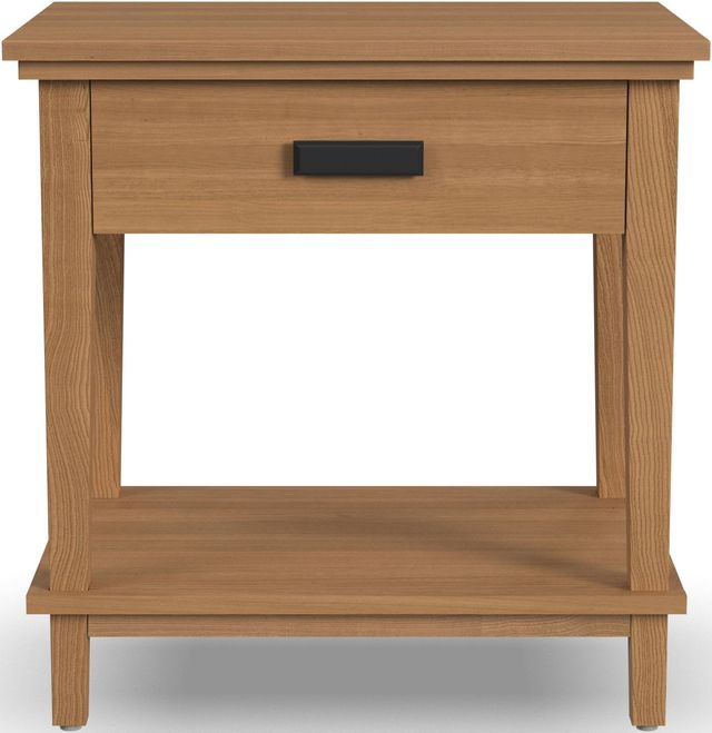 homestyles® Oak Park Brown Open Nightstand-1