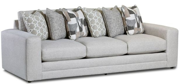 Fusion Furniture Gold Rush Antique Gray Sofa-0