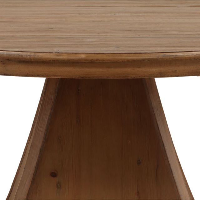 Dovetail Furniture Zoie Brown Wash Dining Table-2