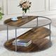 Furniture of America® Orrin Gray and Walnut Coffee Table-2