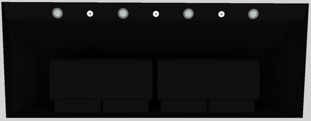 Vent-A-Hood® 60" Black Wall Mounted Liner Insert-2