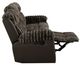 Furniture of America® Dionysus Brown Manual Reclining Sofa-3
