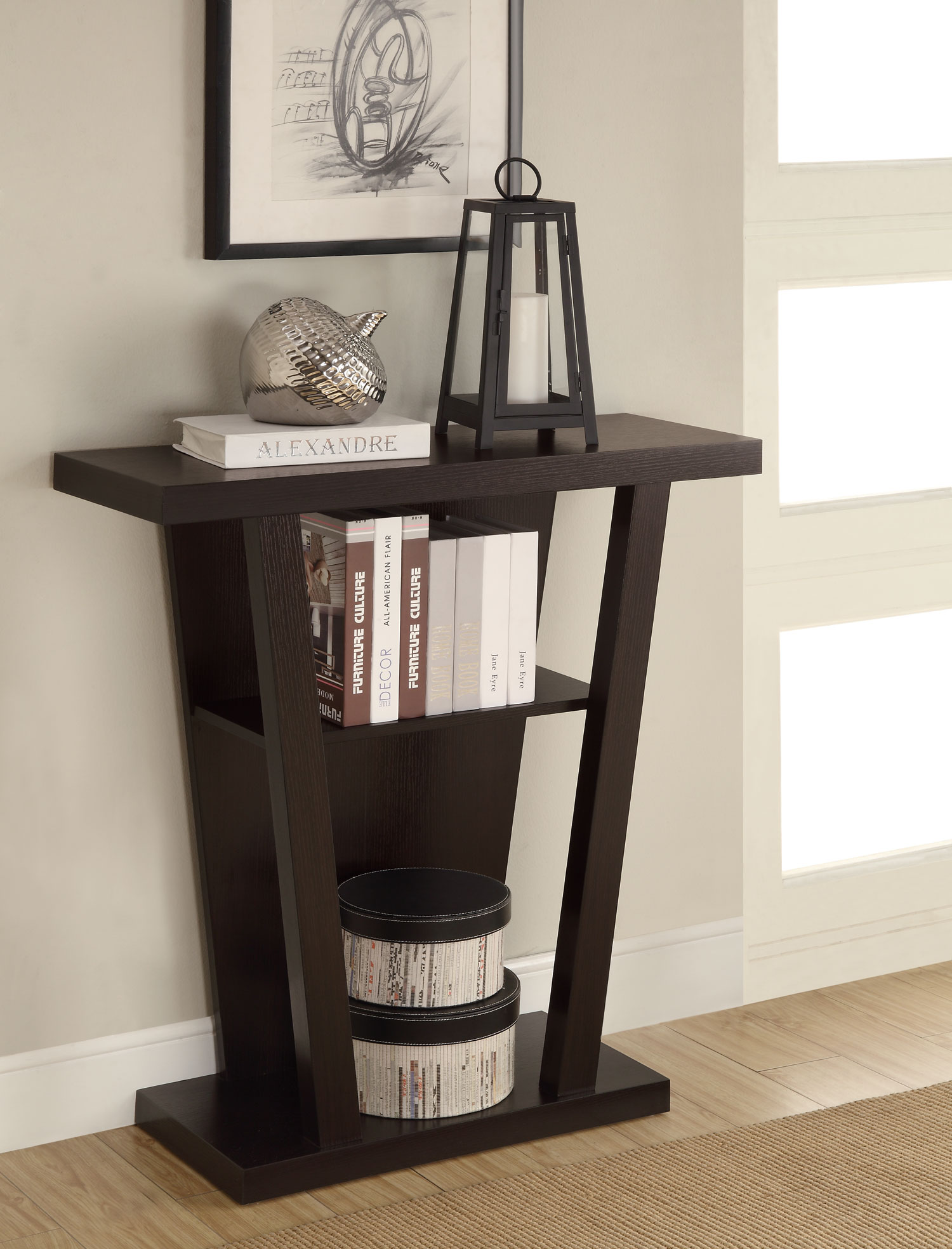 Evanna 2-shelf Console Table - Thumbnail 2