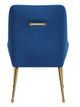 Zuo® Modern Maxine Gold/Navy Blue Dining Side Chair-3