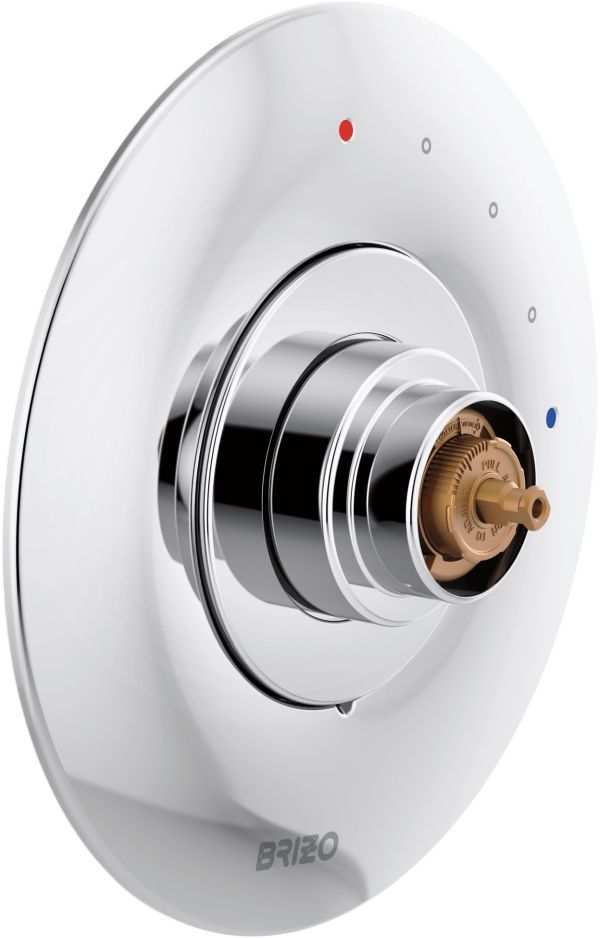 Brizo Odin® Polished Chrome Pressure Balance Valve Trim Only -0