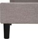 Primo™ International Avenue Grey Upholstered King Platform Bed-3