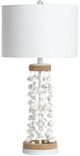 Crestview Collection Sand White Castle Table Lamp-0