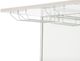 Michael Amini® State St. Glossy White/Stainless Steel Wall Bar-5