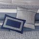 Olliix by Madison Park Rhapsody 7 Piece Navy California King Jacquard Comforter Set-4