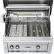 LYNX® Professional 30" 2-Burner Stainless Steel Built-In Natural Gas Grill with 1 Trident Infrared Burner, 1 Ceramic Burner and Rotisserie-1