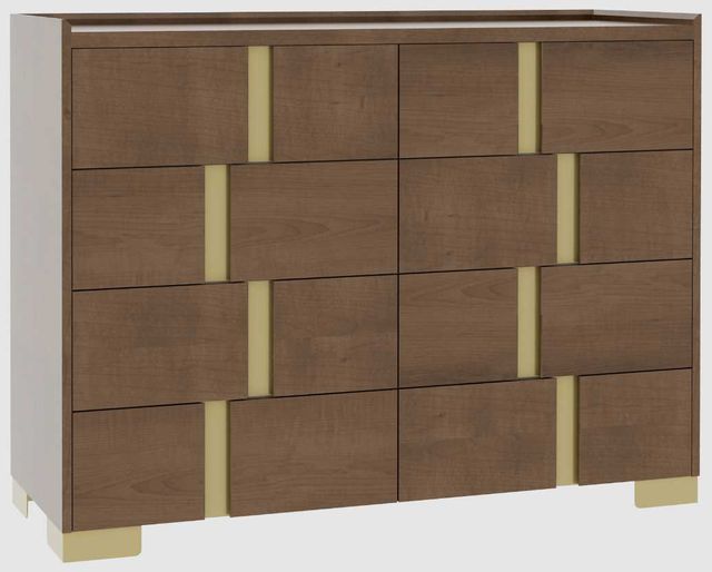 Country View Woodworking Verrado 55" Metal Legs 8-Drawer Dresser-0