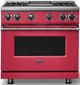 Viking® 7 Series 36" Valentine Pro Style Liquid Propane Gas Range with Griddle-0