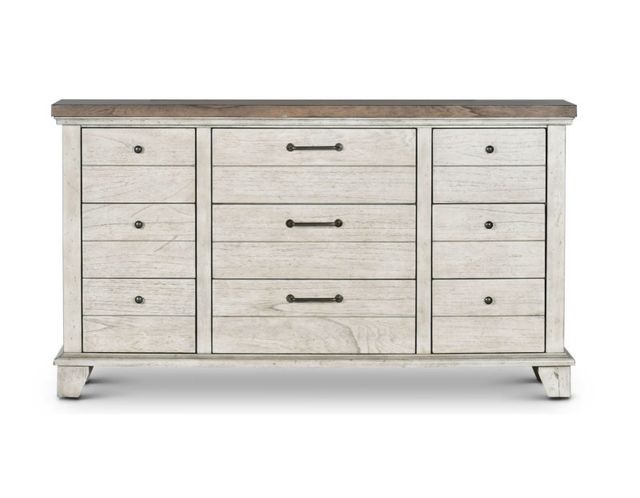 Steve Silver Co.® Bear Creek 3-Piece Ivory and Honey Smoke Queen Bedroom Set-2