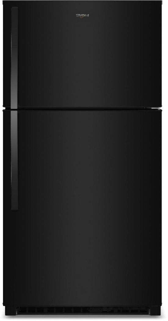 Whirlpool® 33" 21.3 Cu. Ft. Black Top Freezer Refrigerator-0