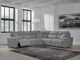Signature Design by Ashley® Modmax II 5-Piece Pepper/Salt Power Reclining Sectional with Console-4