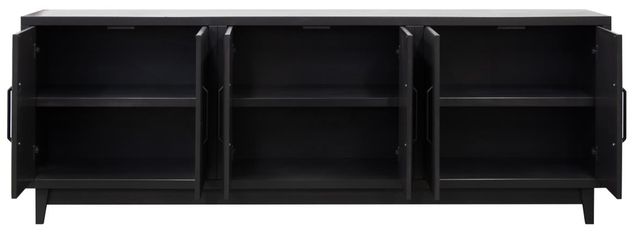 Legends Home Radiance Seal Skin Black 6-Door Cabinet-4