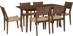 Powell® Cadence 7-Piece Brown Dining Set