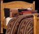 Horizon Home® El Paso Natural Wax Queen Bed-1