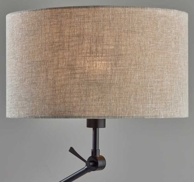 Adesso® Willard Dark Bronze Joint Floor Lamp-2