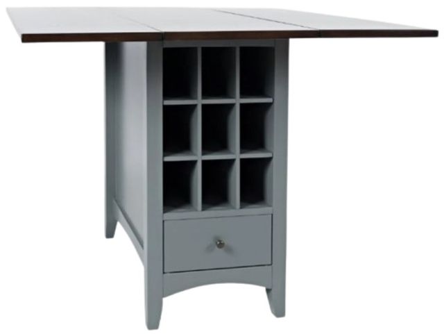 Jofran Inc. Asbury Park 5-Piece AP Gray/Autumn Brown Dining Set-2