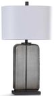 Stylecraft Charles Smoke Black/White Table Lamp-0