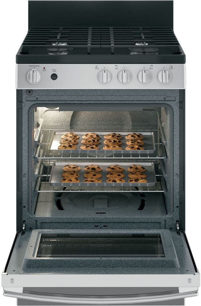 GE® 24" Stainless Steel Freestanding Gas Range-3