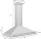 ZLINE 48" Stainless Steel Wall Mounted Range Hood-5
