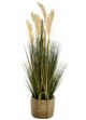 A & B Home Green Potted Pampas Grass Plant-1