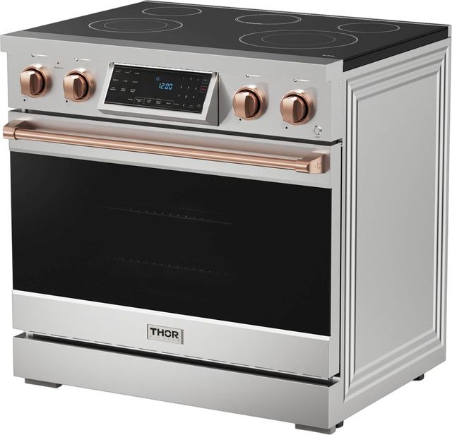 Thor Kitchen® Gordon Ramsay Series 36" Stainless Steel Pro Style Electric Range-2