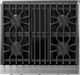 Viking® 5 Series 30" Antique Bronze Pro Style Dual Fuel (NG) Range with Polished Chrome Trim-4