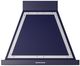 Ilve® Nostalgie II Noblesse 30" Midnight Blue Wall Mounted Range Hood with Chrome Trim-0