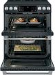 Café™ 30" Matte Black Slide In Double Oven Electric Range-2
